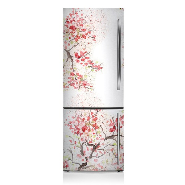 Magnetiskt kylskåp skydd körsbärsblommor