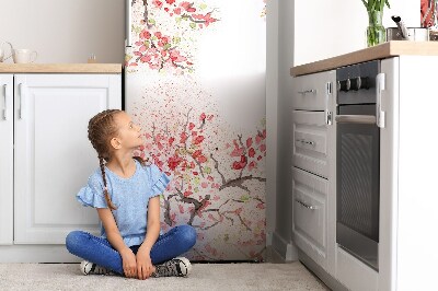Magnetiskt kylskåp skydd körsbärsblommor
