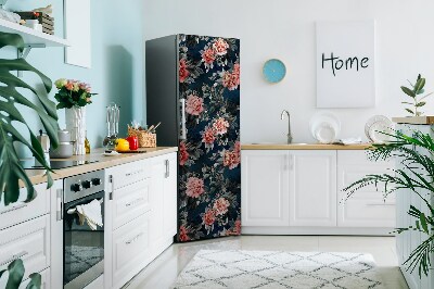 Magnetiskt kylskåp skydd Röda pioner