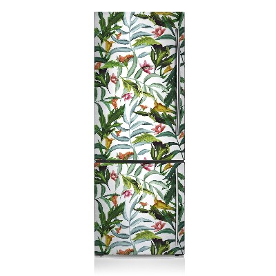 Magnetiskt kylskåp skydd Tropisk flora