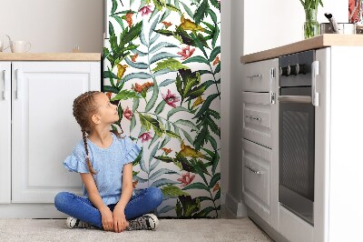 Magnetiskt kylskåp skydd Tropisk flora