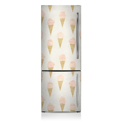 Magnetiskt kylskåpsöverdrag Rosa glass