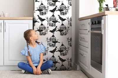 Magnetiskt kylskåp skydd Fågelburar