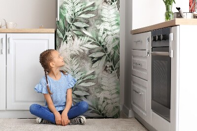Magnetiskt kylskåp skydd Tropiska löv