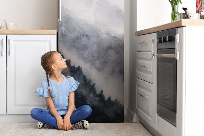 Magnetiskt kylskåpsöverdrag Landskapsarkitektur