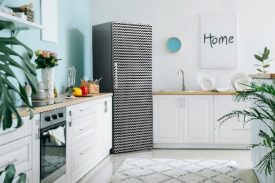 Magnetiskt kylskåpsöverdrag Svart och mörkt