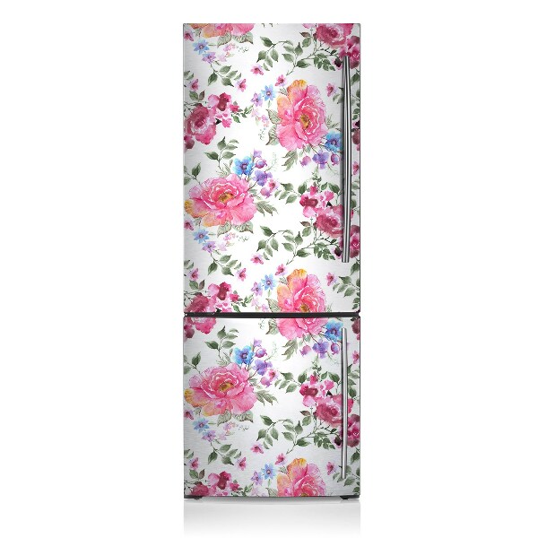 Magnetiskt kylskåp skydd Akvarell rosa