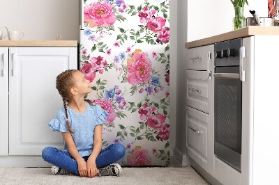 Magnetiskt kylskåp skydd Akvarell rosa