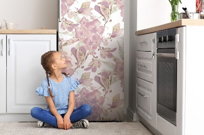 Magnetiskt kylskåp skydd Rosa hibiskus