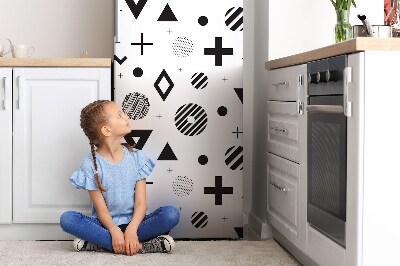Magnetiskt kylskåp skydd Geometriskt mönster