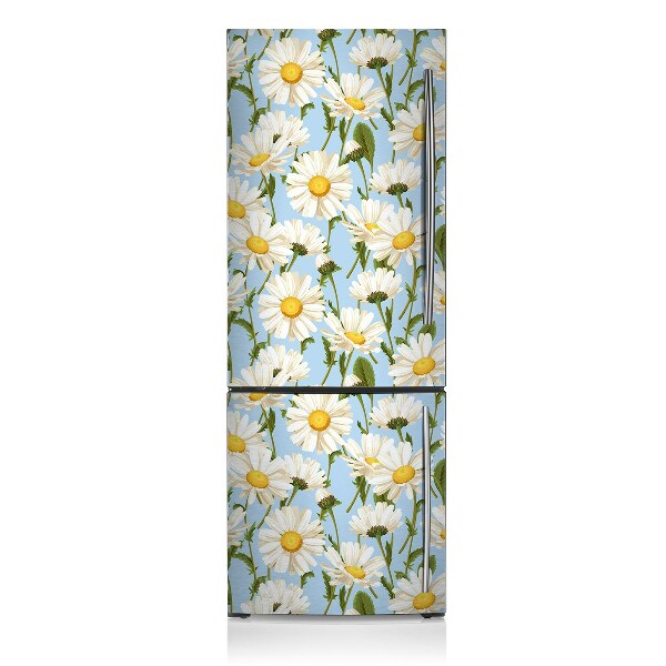 Magnetiskt kylskåp skydd Kamomillblommor