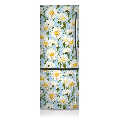 Magnetiskt kylskåp skydd Kamomillblommor