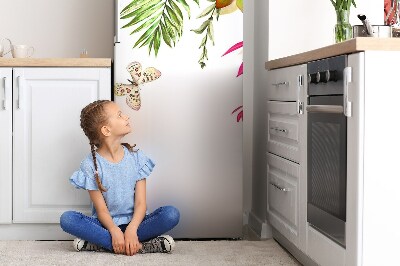 Magnetiskt kylskåp skydd Tropiska växter