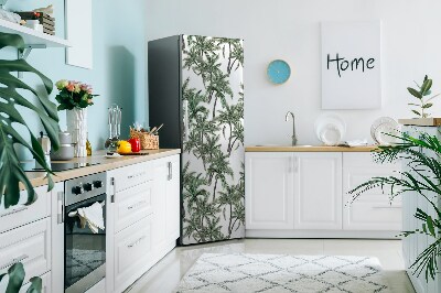 Magnetiskt kylskåpsöverdrag Tropikerna och palmer