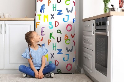 Magnetiskt kylskåp skydd Färgglada bokstäver