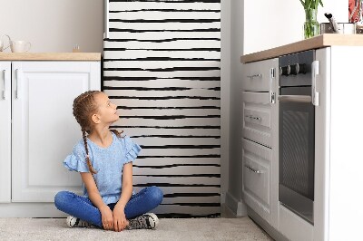 Magnetiskt kylskåp skydd Svarta linjer