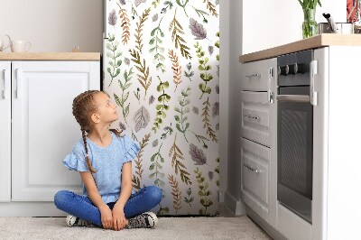 Magnetiskt kylskåpsöverdrag Färgglada löv
