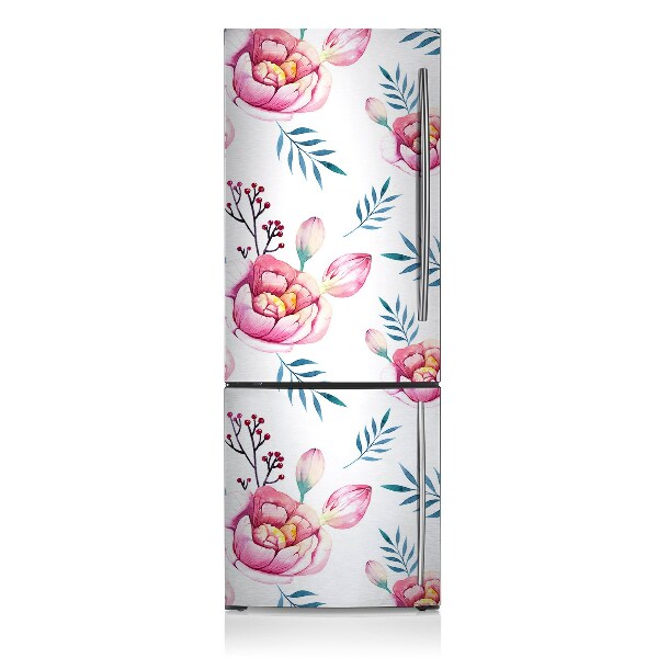 Magnetiskt kylskåp skydd Blomma