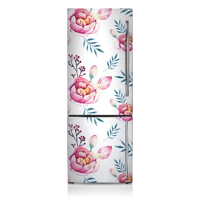 Magnetiskt kylskåp skydd Blomma