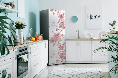 Magnetiskt kylskåp skydd Pastellblommor