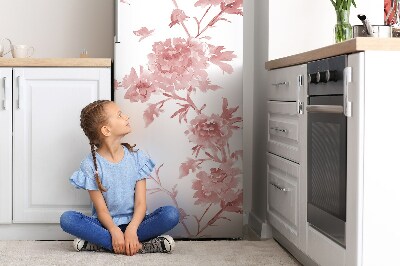 Magnetiskt kylskåp skydd Pastellblommor