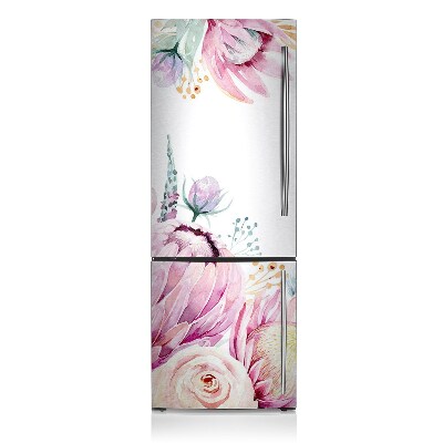 Magnetiskt kylskåp skydd Blomma ram