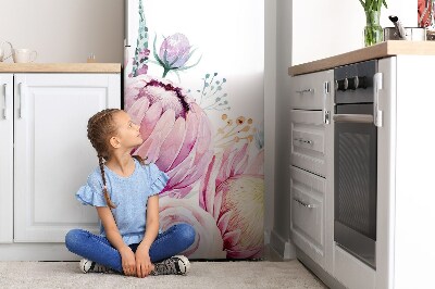 Magnetiskt kylskåp skydd Blomma ram