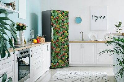Magnetiskt kylskåpsöverdrag Blomkind