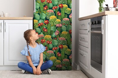 Magnetiskt kylskåpsöverdrag Blomkind