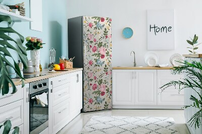 Magnetiskt kylskåp skydd Färgglada blommor
