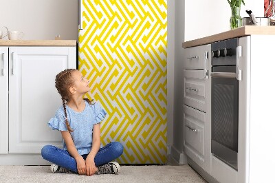 Magnetiskt kylskåp skydd Gul rand