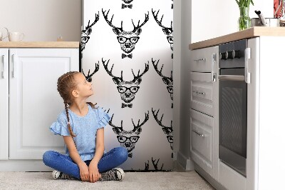 Magnetiskt kylskåpsöverdrag Rådjursteckning