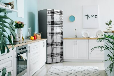Magnetiskt kylskåp skydd Grå köksmönster
