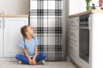 Magnetiskt kylskåp skydd Grå köksmönster