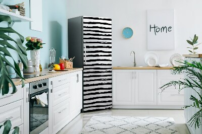 Magnetiskt kylskåpsöverdrag Zebra mönster