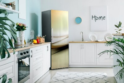 Magnetiskt kylskåpsöverdrag Beige abstraktion