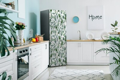 Magnetiskt kylskåpsöverdrag Eukalyptusblad