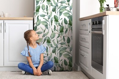 Magnetiskt kylskåpsöverdrag Eukalyptusblad