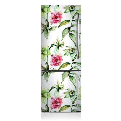 Magnetiskt kylskåp skydd Vårblommor