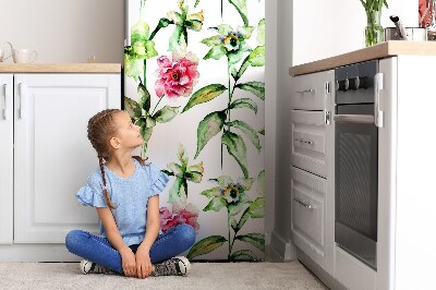 Magnetiskt kylskåp skydd Vårblommor