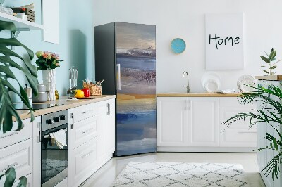 Magnetiskt kylskåp skydd Målad himmel