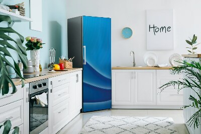 Magnetiskt kylskåp skydd Abstrakt blå