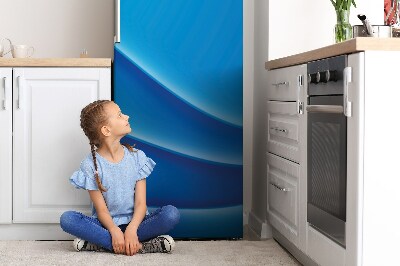 Magnetiskt kylskåp skydd Abstrakt blå
