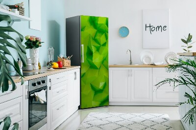Magnetiskt kylskåp skydd Abstrakt grön