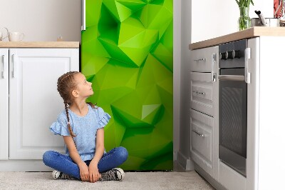 Magnetiskt kylskåp skydd Abstrakt grön