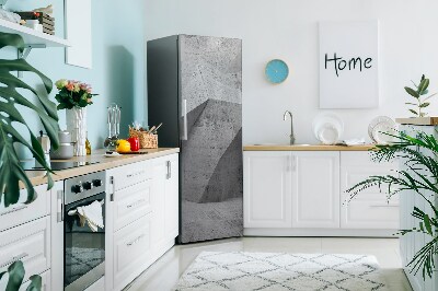 Magnetiskt kylskåpsöverdrag Abstrakt betong