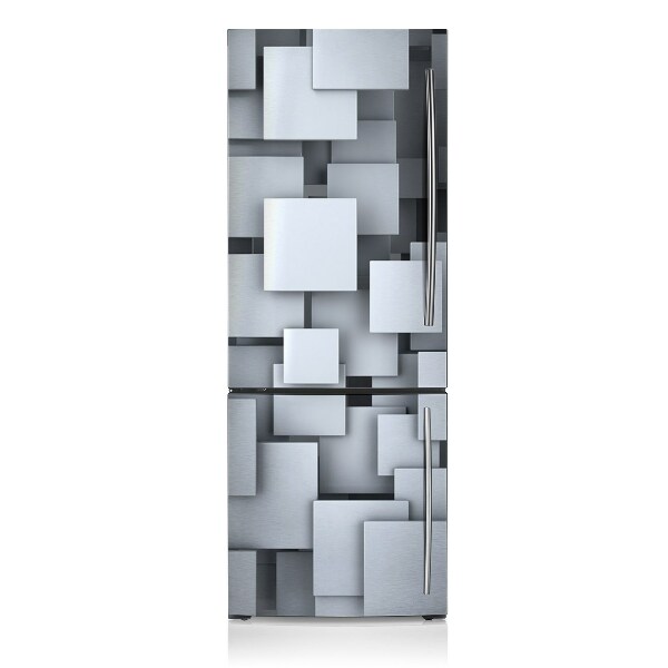 Magnetiskt kylskåp skydd Gråa block