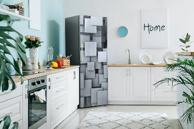 Magnetiskt kylskåp skydd Gråa block