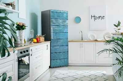 Magnetiskt kylskåpsöverdrag Blå tallrik