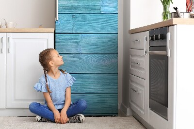 Magnetiskt kylskåpsöverdrag Blå tallrik